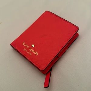 CORAL PINK KATE SPADE MINI WALLET